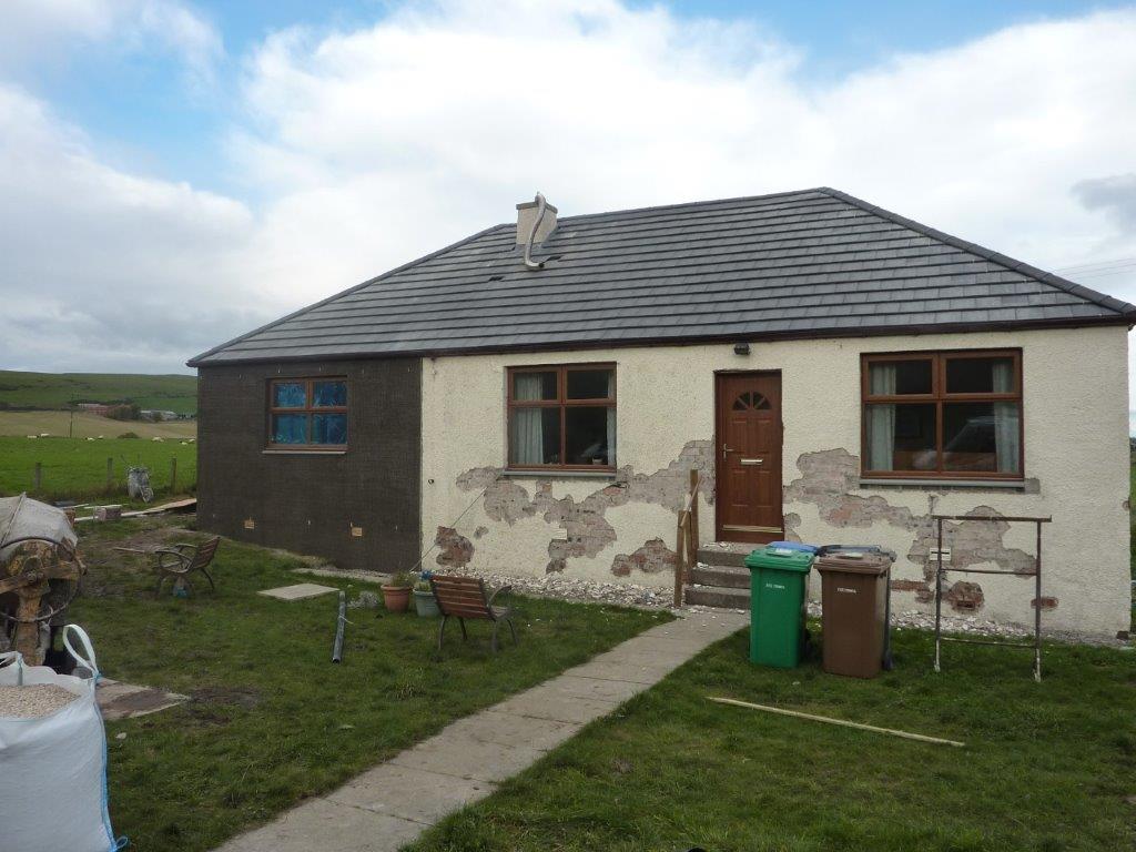 Refurbished slate roof on home in Thornton